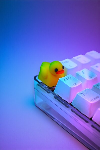 tredblock Ducky Ördek Keycap Mekanik Klavye Tuşu Gamer Aksesuar