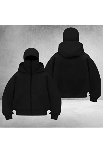 eyonnwear Kar Maskeli Ninja Sweatshirt 3 İplik Hırka