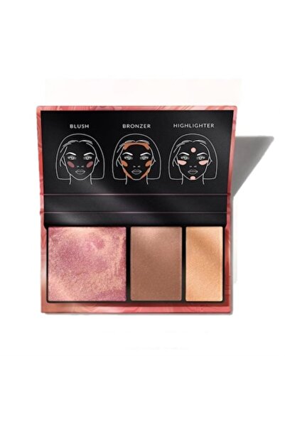 AVON Paleta pentru conturul fetei 3-in-1, Avon, Golden Hour, 3.8 g