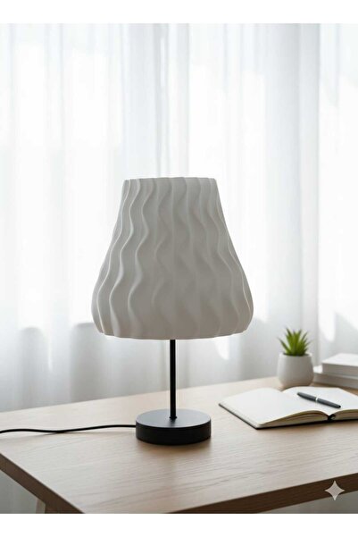 Barstech Vintage Stil Abajur-40 cm Metal ayaklı Lambader