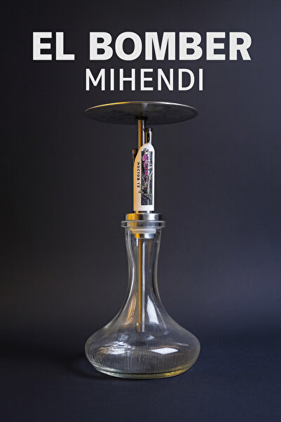 perfectmegastore EL BOMBER MİHENDİ – 304L Çelik Büyük Boy Nargile Takımı 46 c...