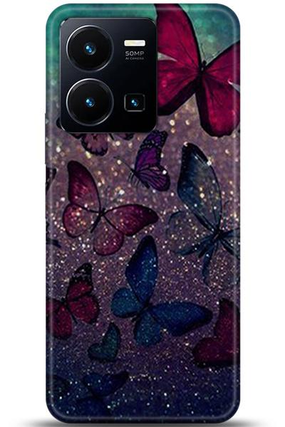 Noprin Vivo Y22S Kılıf HD Baskılı Kılıf - A Pair of Eyes 5898