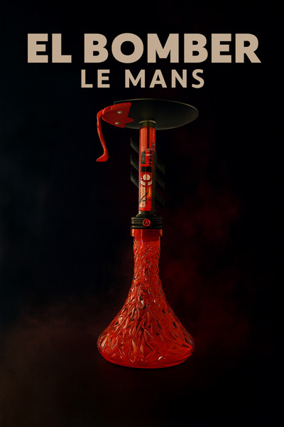 perfectmegastore EL BOMBER LE MANS – 304L Çelik Orta Boy Nargile Takımı 50 cm...