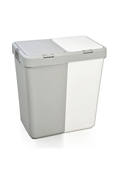 Motek Nessiworld Motek Multi-Purpose Double Compartment 80 Liter Laundry Dirty Basket