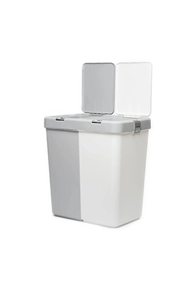 Motek Nessiworld Motek Multi-Purpose Double Compartment 80 Liter Laundry Dirty Basket