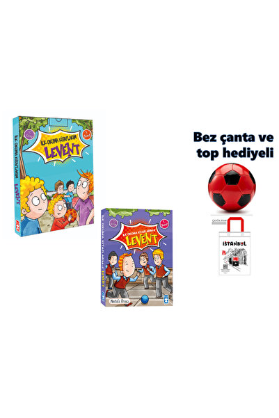 Timaş Çocuk Levent İlk Okuma Kitaplarım 1 - 2 Set (20 Kitap) futbol topu ve b...