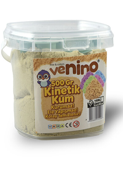 Venino وعاء رمل حركي 500 جرام - قالب لعب عالي الجودة مع هدية