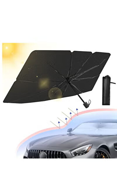 Fstyle Foldable Car Windshield Sunshade Keeps Car Cool and Blocks Out Sunlight