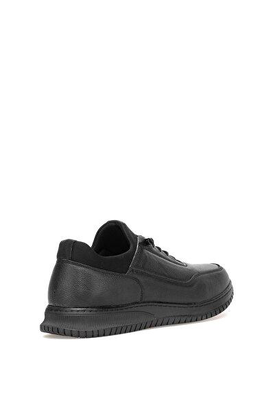 Ayakkabı Fuarı Elit Slbbr608 Men's Genuine Leather Casual Shoes Black