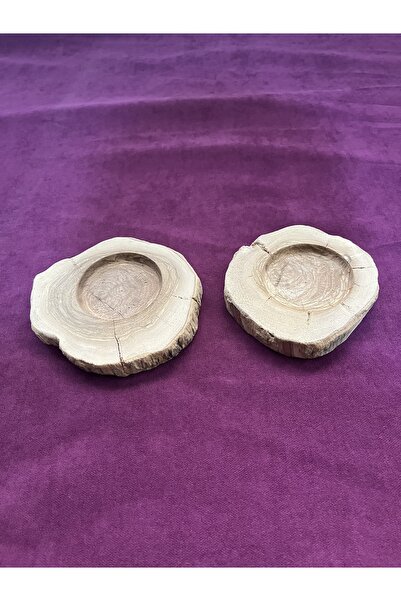 Home 2 Adet Ham Zeytin Ağacı Oyma Parça – Verniksiz Zımparalı Hobi ve El Sana...