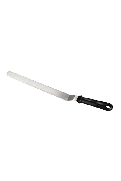 Lacor Long curved stainless steel spatula, 300 mm