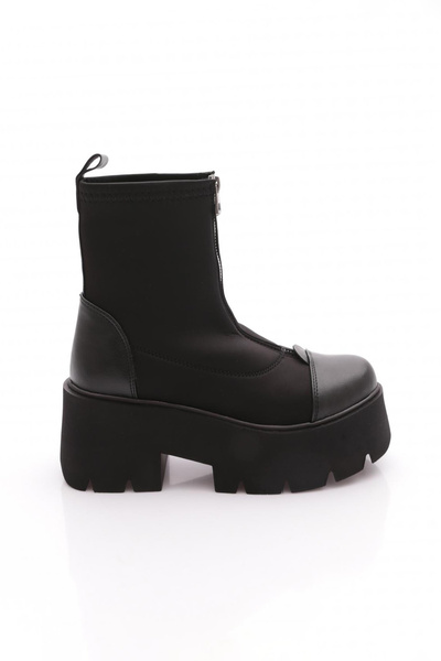 DGN Pm08-K606 Kadin Fermuar Detayli Bot