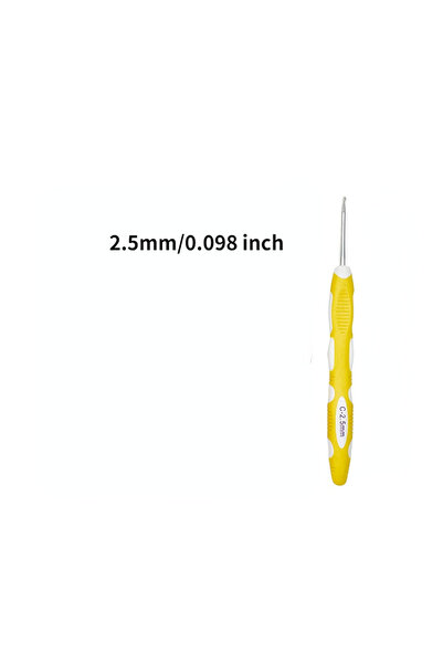 Choice1 2.5mm 1pc/9pcs Sewing & Knitting Supplies Ergonomic Crochet Hook Set ...