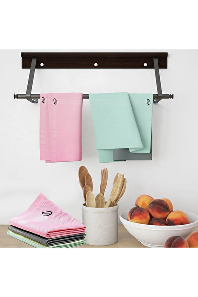 shopwave Non-Marking Microfiber Cleaning Cloth 3 &amp; Set of Glass and Mirror Cleaning Cloth for Dusting and Cleaning (5