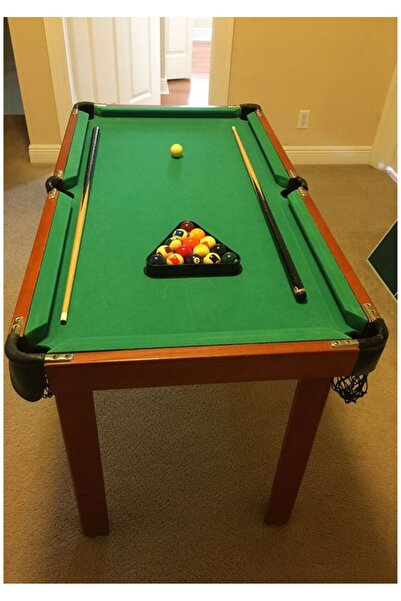 TSUMAB Mini Billiards Table – Compact Pool Game Set with Cues & Balls