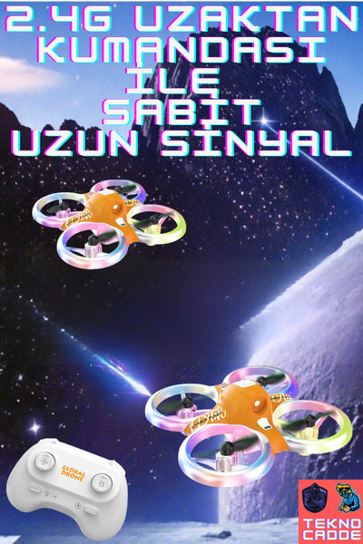 beboncool GD66 Işıklı Mini RC Drone