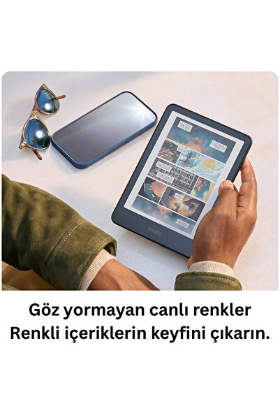 Amazon Kindle Colorsoft (2025) 16 GB - Renkli Ekranlı ve Ayarlanabilir Sıcak Işıklı - Reklamsız - Siyah