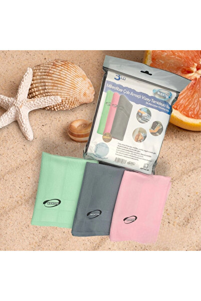 shopwave Non-Marking Microfiber Cleaning Cloth 3 &amp; Set of Glass and Mirror Cleaning Cloth for Dusting and Cleaning (5