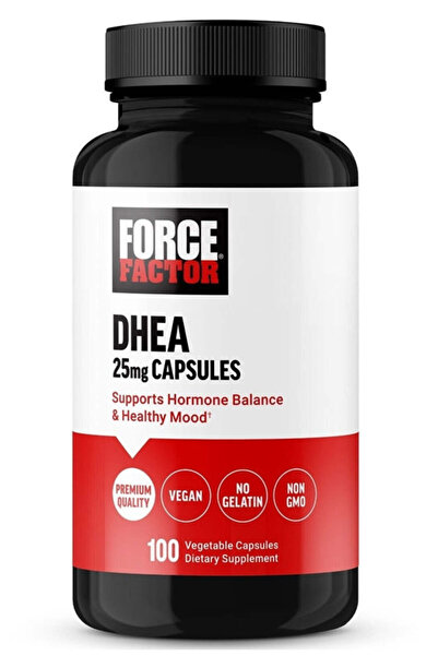 force factor DHEA 25 mg 100 Men's and Women Health Vegetable Capsules