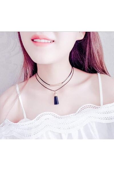 Monalisa Home Phenovo Black Lace Choker Necklace for Women