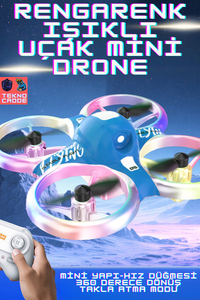 beboncool GD66 Işıklı Mini RC Drone