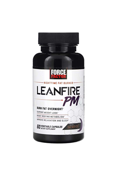 force factor حرق الدهون أثناء الليل Leanfire Pm 60 كبسولة نباتية