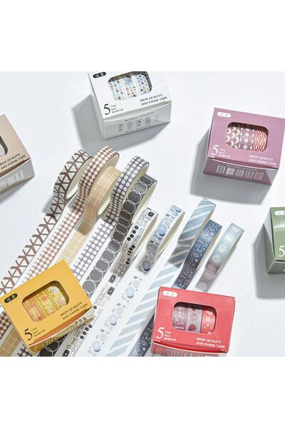 İthal D8-Produsele Ofertă este o bandă washi de 5 bucăți - Număr: 6