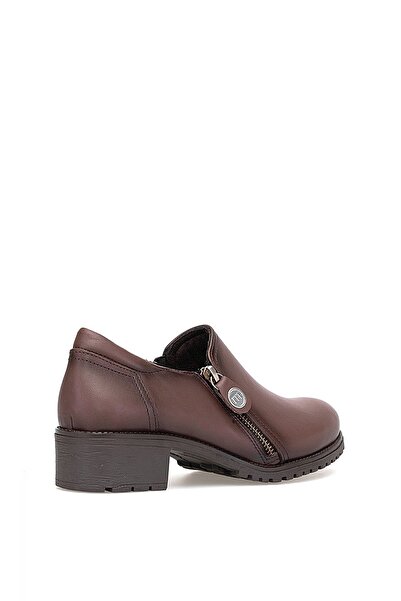 Mammamia D25Ka-775 Women's Genuine Leather Casual Shoes Brown