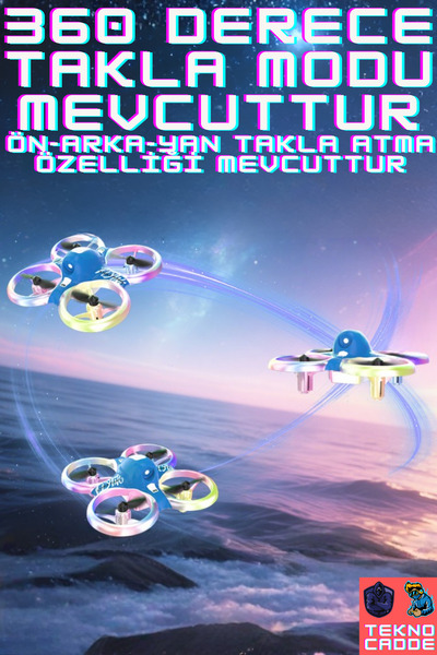 beboncool GD66 Işıklı Mini RC Drone