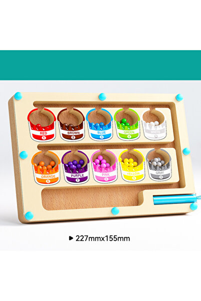 choice2 BZS00576 C Montessori Magnetic Maze Color Sorting Game Kids Toys Fine...