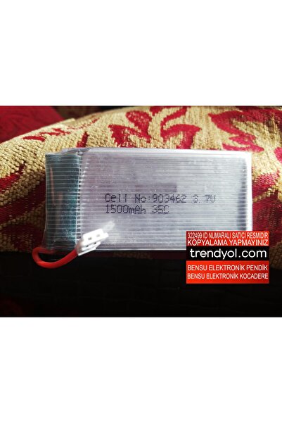 Bns 34X62MM DRONE PİLİ 1500MAH 35C 62X34MM DRONE BATARYASI 34X62MM LİPO PİL 3...