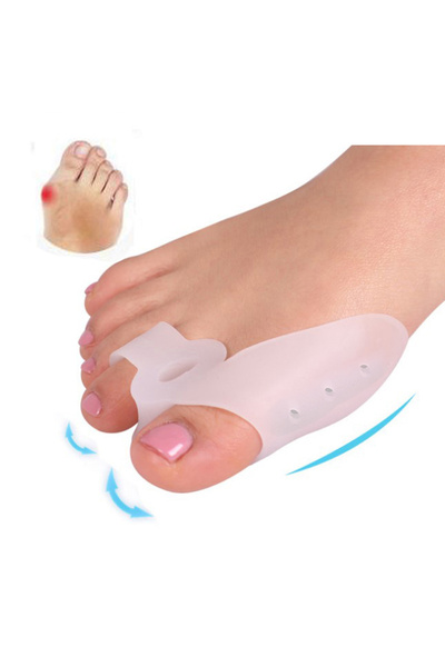 Choice B60 Big Toe Straightener Thumb Valgus Protector Silicone Gel Foot Fing...