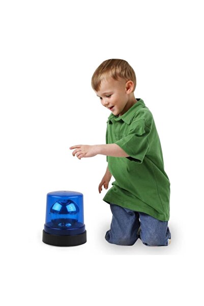 MYONNA IT & E- COMMERCE Police Siren Toy, Magnetic Model, Light and Sound, Blue