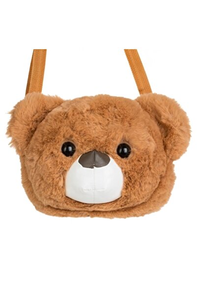 MYONNA IT & E- COMMERCE Geantă crossbody Teddy Bear, maro, poliester, 25x10x1...