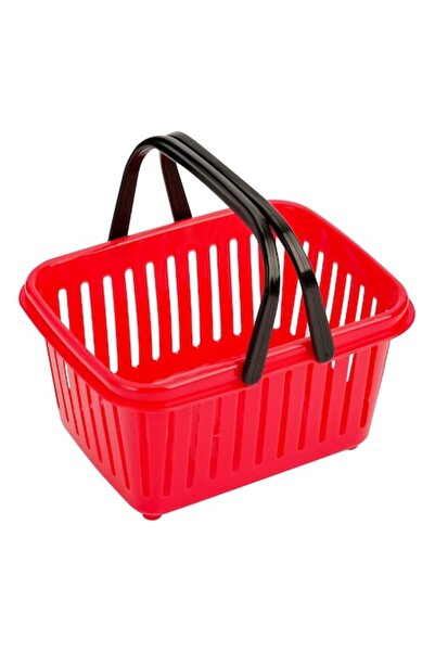 SHOPIENS Plastic Basket Office, Supermarket, Red, 18x13x9cm, MYONNA IT & E- COMMERCE ®