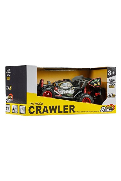MYONNA IT & E- COMMERCE RC Remote Control Car - Rock Crawler 1:16, 9 km/h, Rubber Tires, Black