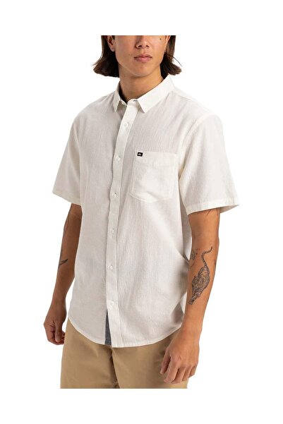 Quiksilver Pánské tričko s krátkým rukávem – kolekce Sportsline, látka