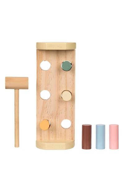 MYONNA IT & E- COMMERCE Jucărie educativă din lemn, bancă în formă de ursuleț...