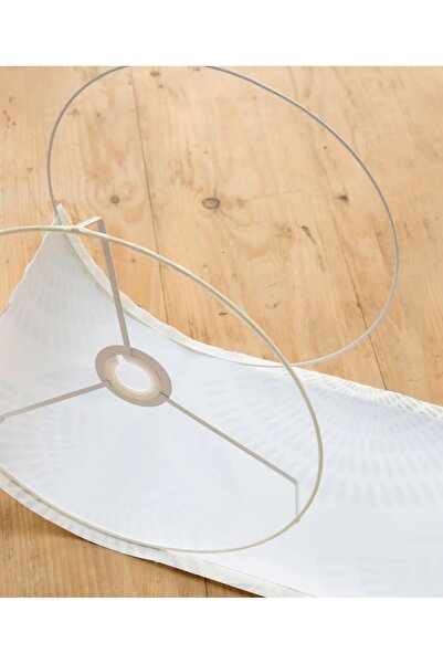 shop Abajur Teli 2’li Set 47 cm BOYASIZ | E27 Uyumlu Boş Halka | Makrome & Abajur Başlığı Çerçevesi