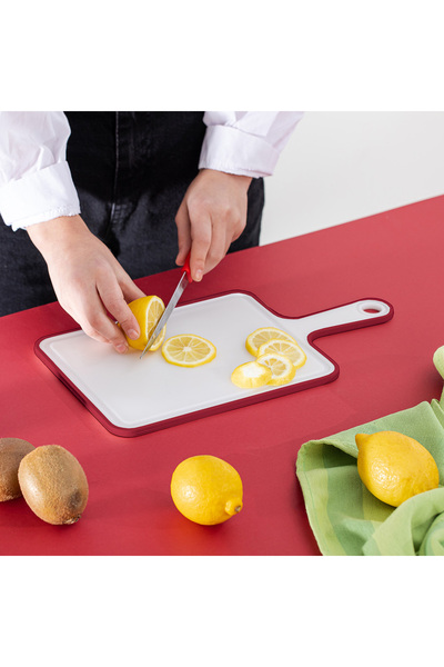 Mons Cutting Board Cutting Board Qlux Non-Slip Cutting Board Bsf-00923 412X214 mm Bpa Free