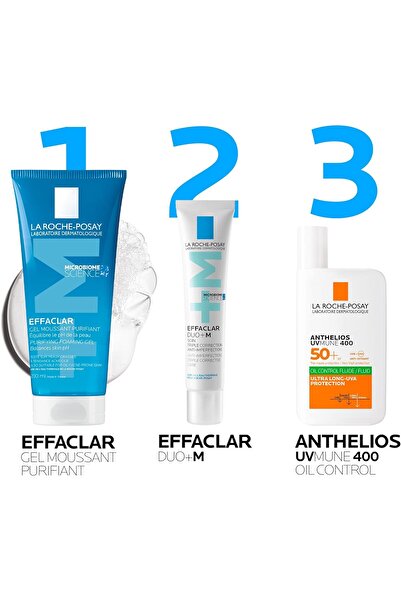 Generic كريم مرطب للوجه إيفاكلار ديو+ إم من لا روش بوزيه للبشرة الدهنية، يعال...