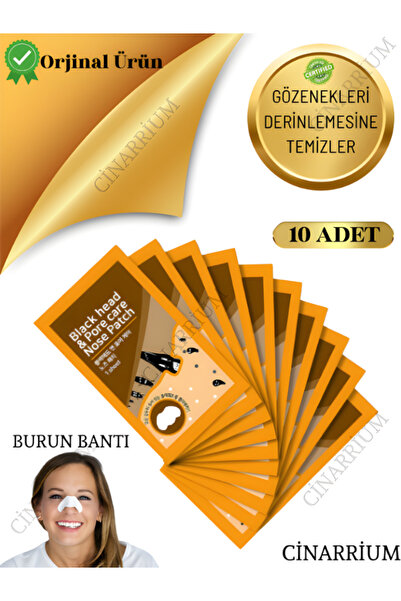 pınaxar Siyah Nokta ve Gözenek Temizleyici Burun Bandı 10’lu – Pürüzsüz ve Te...