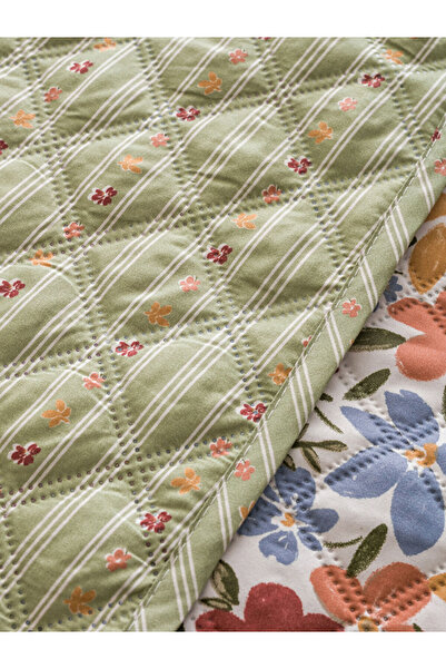 LC Waikiki Sparkling Choices from Shining Store | Floral Printed Double Bedspread 200X220 cm