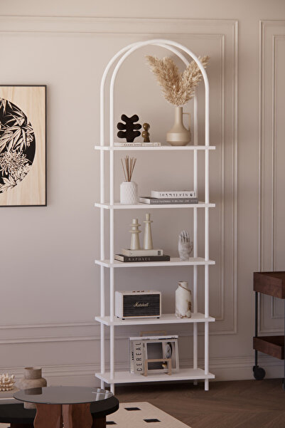 Phobia Bohem Çevir Kur Modüler 5 Raflı Çok Amaçlı Kitaplık Fonksiyonel , Kolay Kurulum Dekoratif Kitaplık