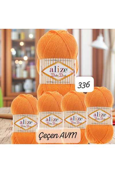 ÇEÇEN HOME (5 قطع) 336 خيط حياكة يدوي من بيبي بيست - سترة - قبعة - هوبي 240 م...