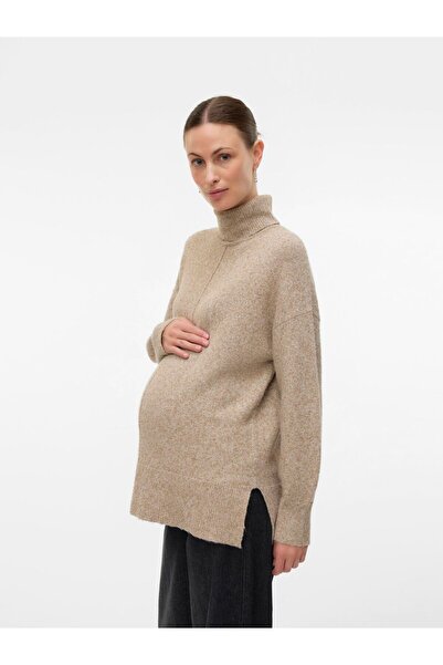 Vero Moda Maternity Strickpullover Normal geschnitten Rollkragen Pullover