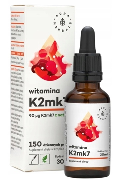Other Aura Herbals Vitamina K2 MK7 Picături Lichide 30ml