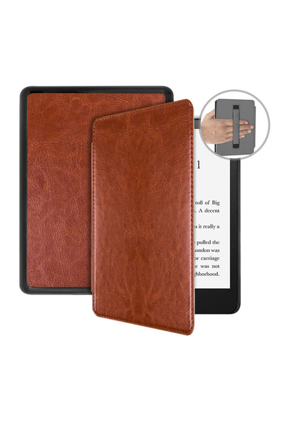 Other Husă curea pentru Kindle Paperwhite 5 (maro)