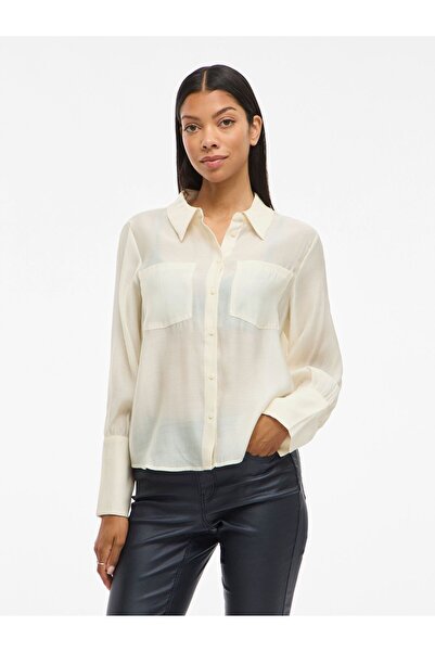 VILA Hemd VIMALOA Langarm