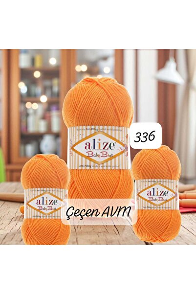 ÇEÇEN HOME (3 قطع) 336 خيط حياكة يدوي من بيبي بيست - سترة - قبعة - هوبي 240 م...